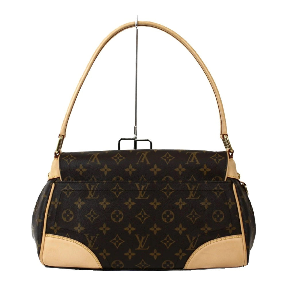 Louis Vuitton Shoulder Handbag Hobo Beverly LV Brown Bag Monogram Brown